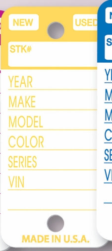 TOP STRIPE™ Key Tags