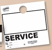 V-T Service Department Hang Tags PLUS