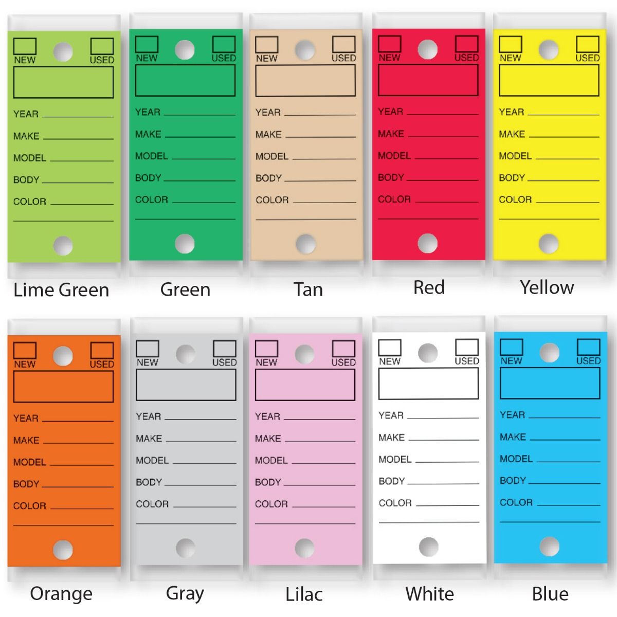 Genuine Versa-Tags® Key Tags