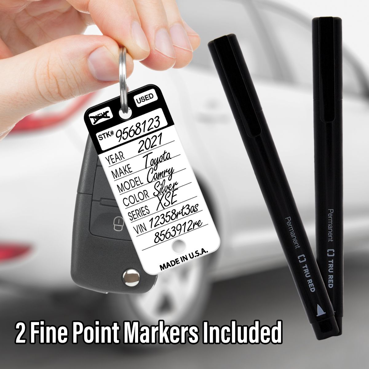 TOP STRIPE™ Key Tags