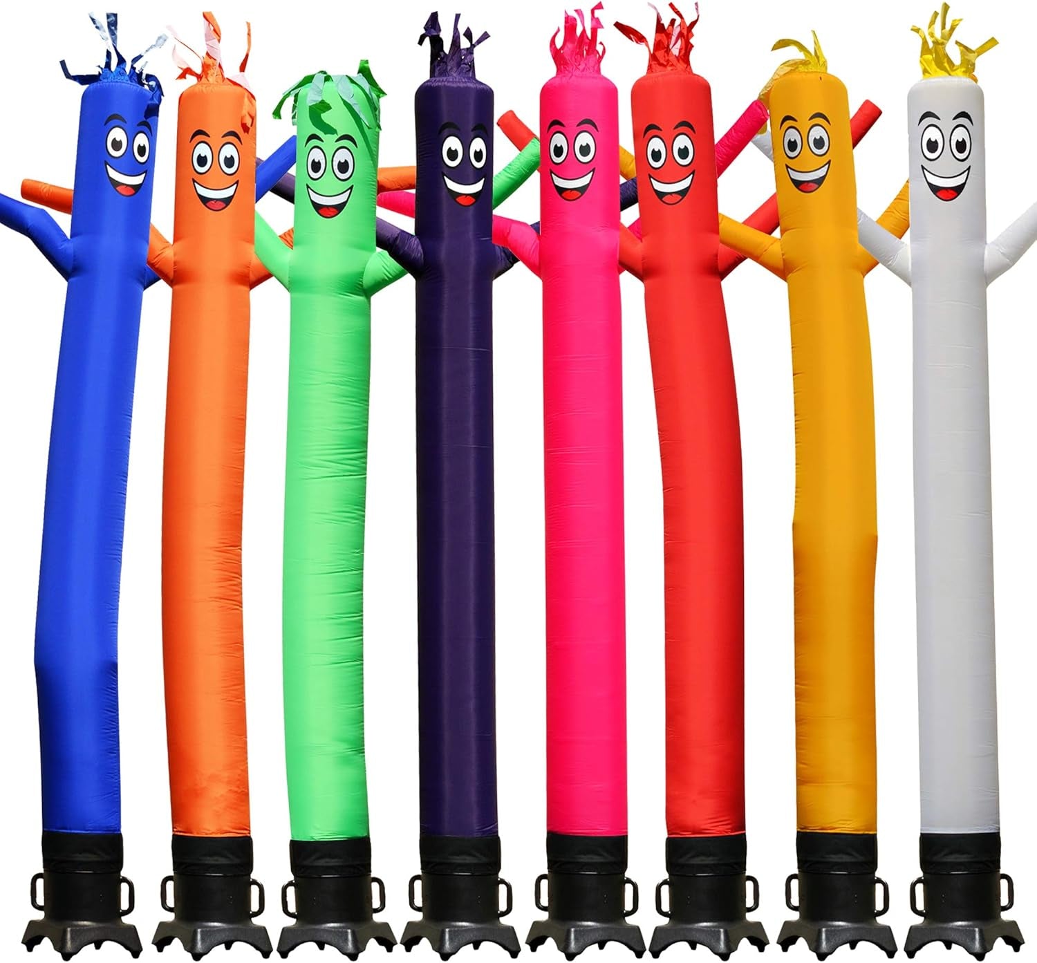 Inflatable Tube Man Set - 10 Feet Tall Wacky Inflatable Tube Guy with 1/2 HP Blower - Yellow