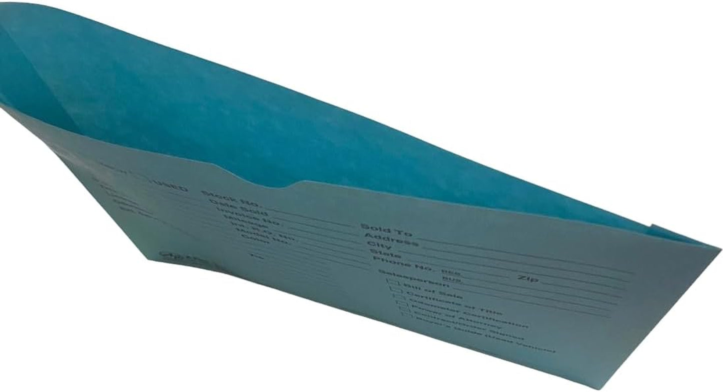 Vehicle Dealer Jackets for New or Used Car Sales DSA-546 Blue, 100 Quantity (P5)